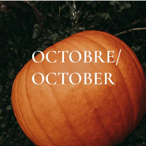 Courges et les produits disponibles en octobre