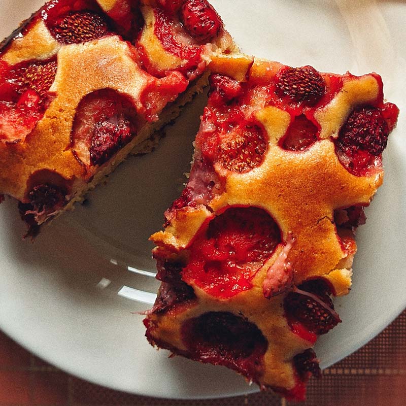 Strawberry Clafoutis