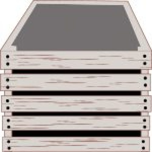 Hand drawn image of compost bin